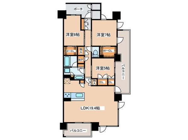 シエリア湘南辻堂（221）の物件間取画像